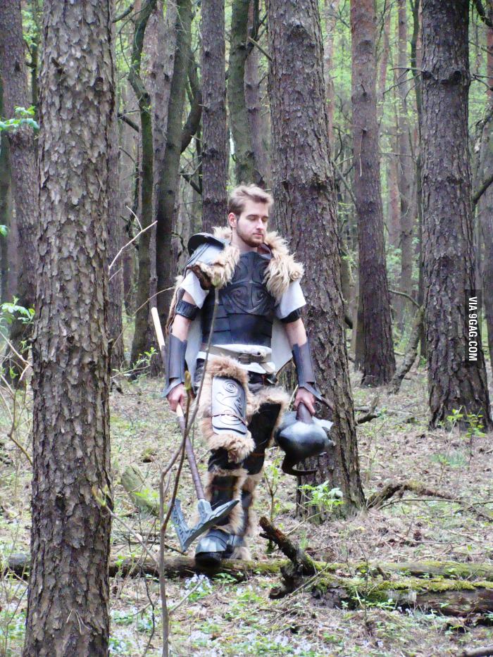 Me in my Skyrim cosplay