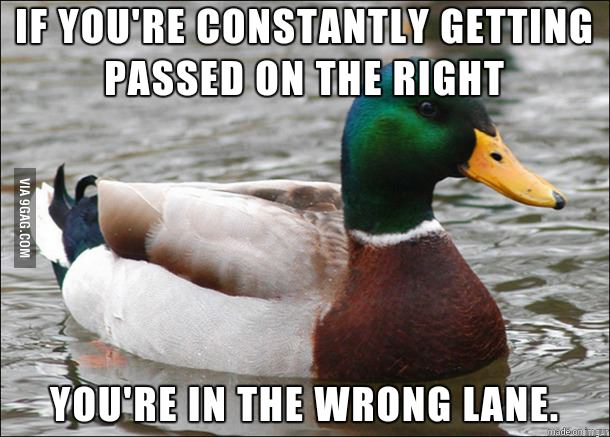 On highways in the US...