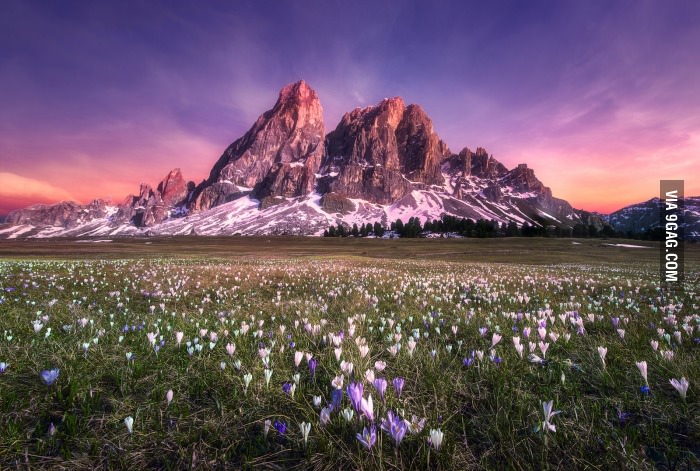 Somewhere in the Dolomites, Italy