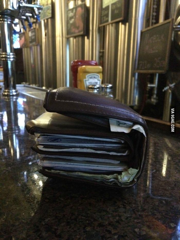 The guy actually put this in his back pocket.