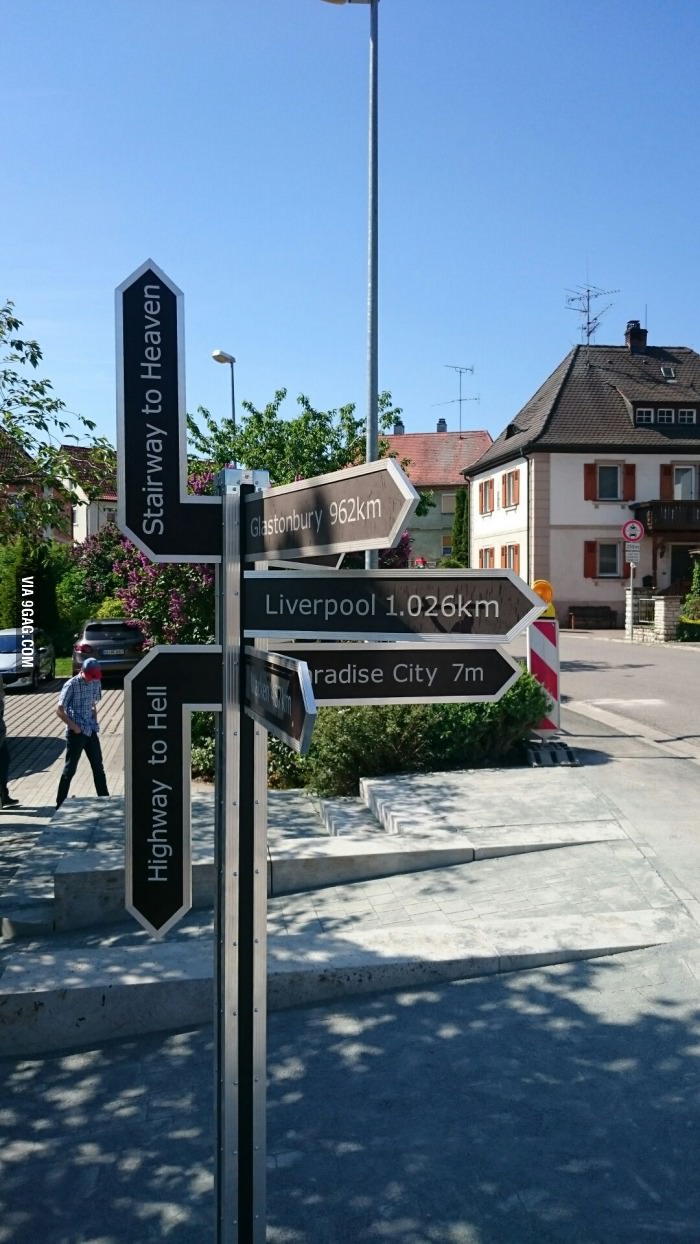 This Sign is in Germany/Bavaria