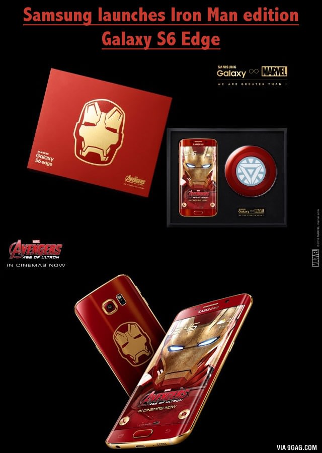 &#039;I am Iron Man,&#039; says new Samsung Galaxy S6 Edge