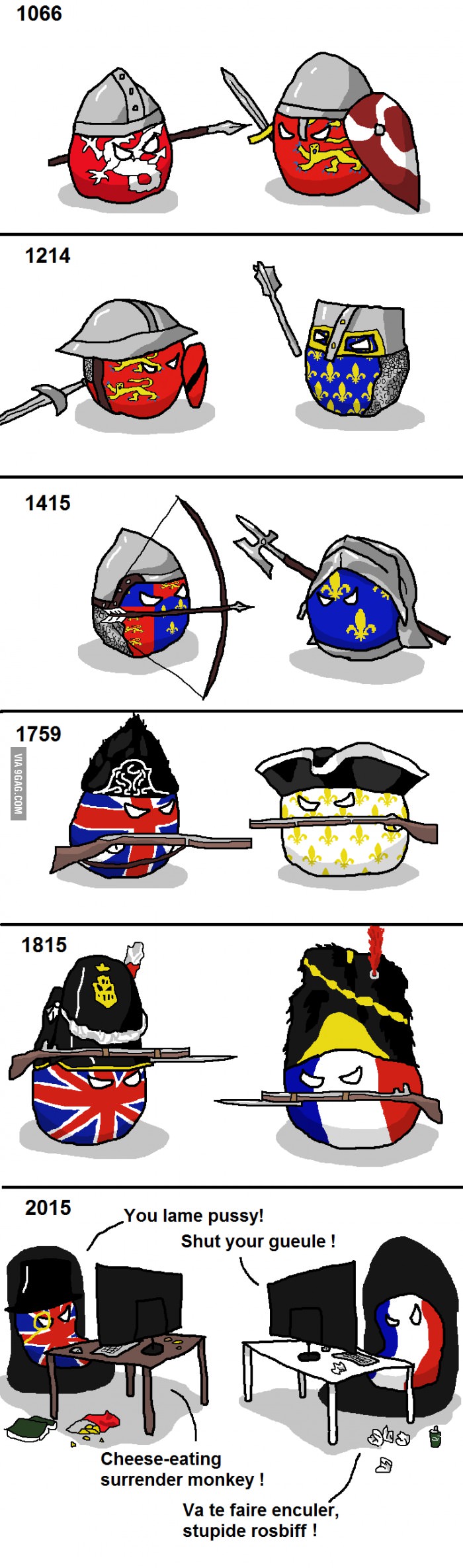 A manly rivalry