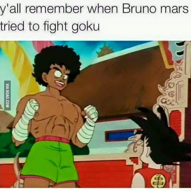 Bruno Mars VS Goku