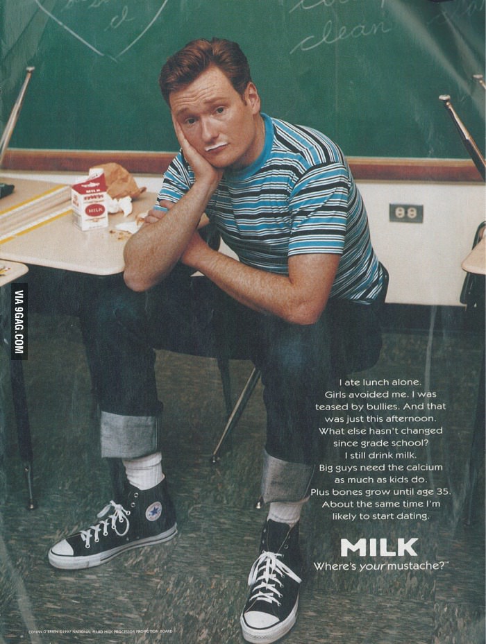 Conan O&#039;Brien&#039;s Got Milk ad.