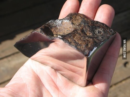 Cut and Polished Meteorite