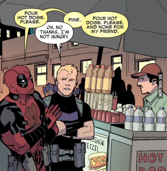 Deadpool being Deadpool