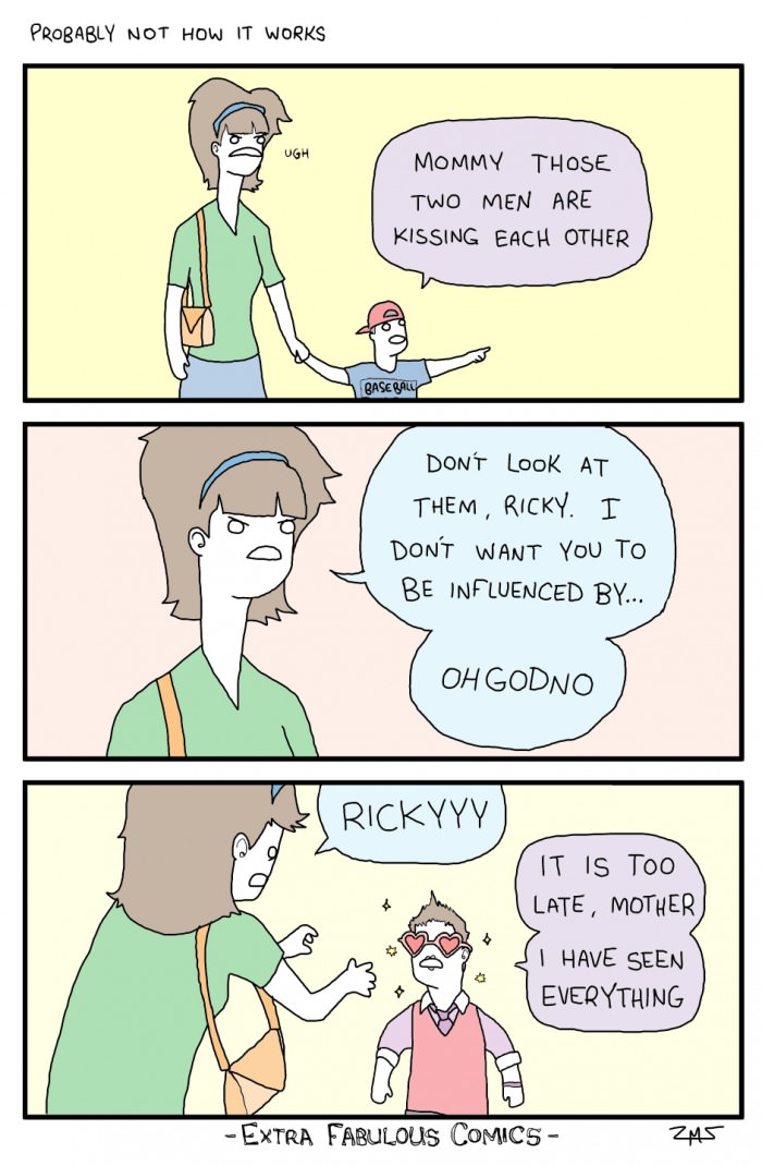 Don&#039;t look at them, Ricky!