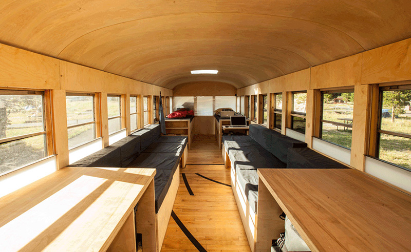 He Bought An Old School Bus On Craigslist And Turned It Into The Ultimate Road Trip Vehicle