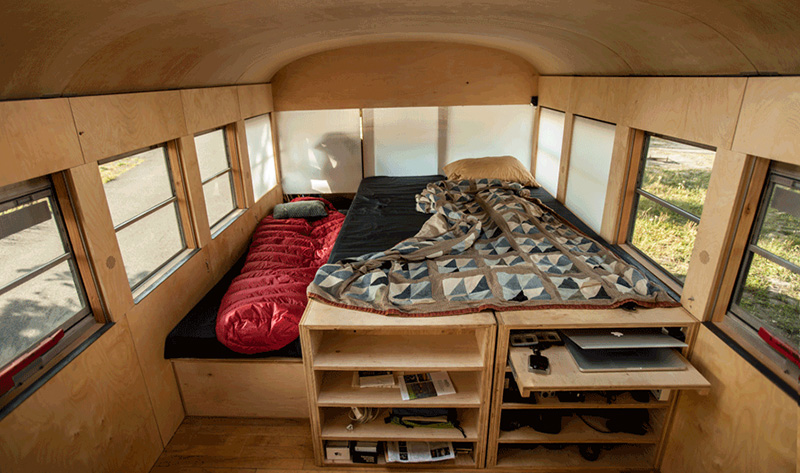 He Bought An Old School Bus On Craigslist And Turned It Into The Ultimate Road Trip Vehicle
