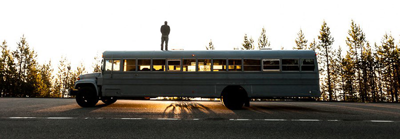 He Bought An Old School Bus On Craigslist And Turned It Into The Ultimate Road Trip Vehicle