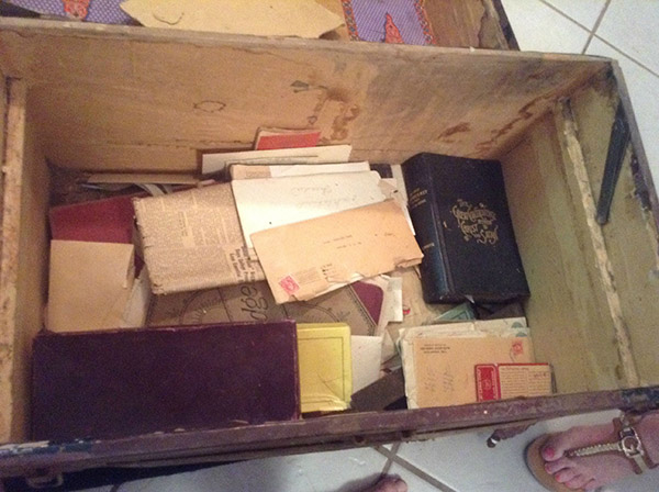 He Found His Great Great Grandfather's Secret Chest. Inside Are Some Amazing Historical Items