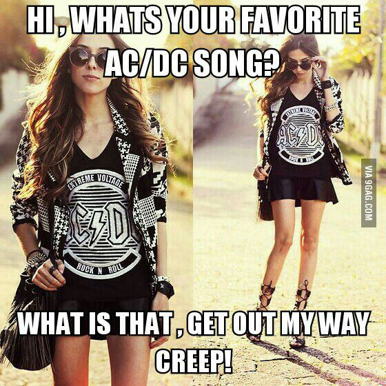 Just happened, hate those girls wearing t-shirts just for fashion
