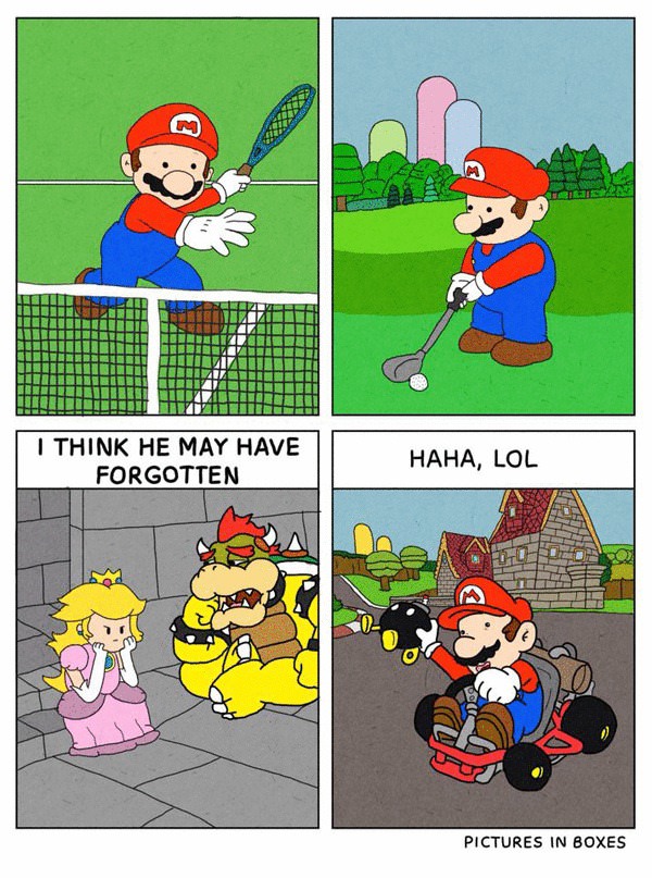 Mario has been busy