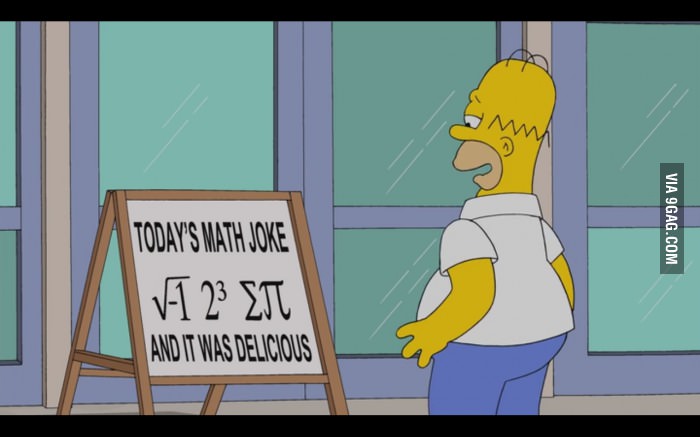 Math joke.. the simpsons did it again