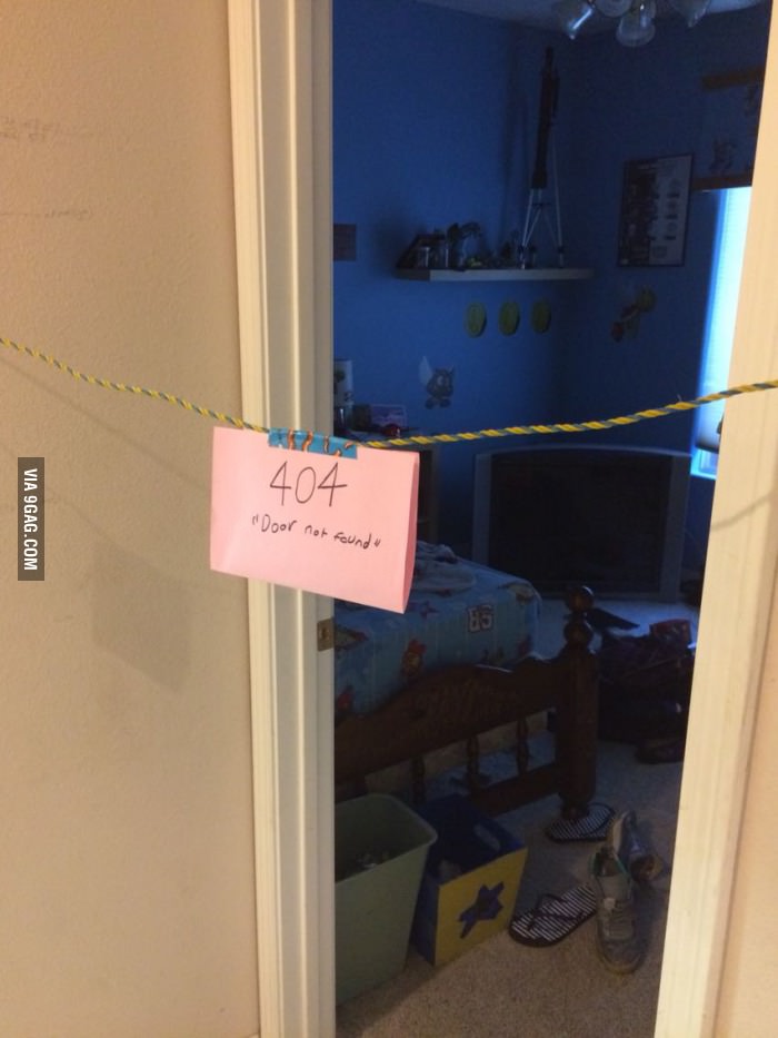 My son got in trouble and got his door removed. He responded.