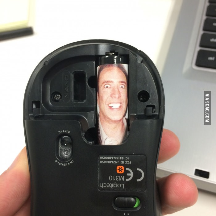 So the mouse wasn&#039;t working today at work...