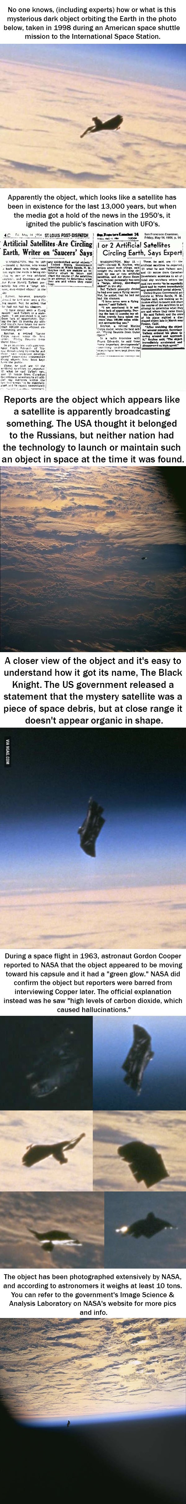 The Black Knight:  Alien Satellite?