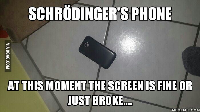 The Moment when your Phone hits the ground...