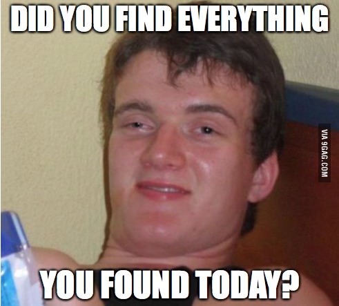 The cashier at T.J. Maxx hit me with this today