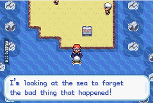 The most ominous sentence in Fire Red.