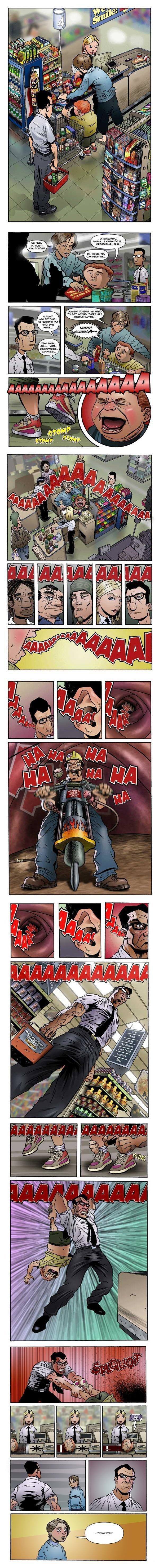 What we all wish we could do when this happens.