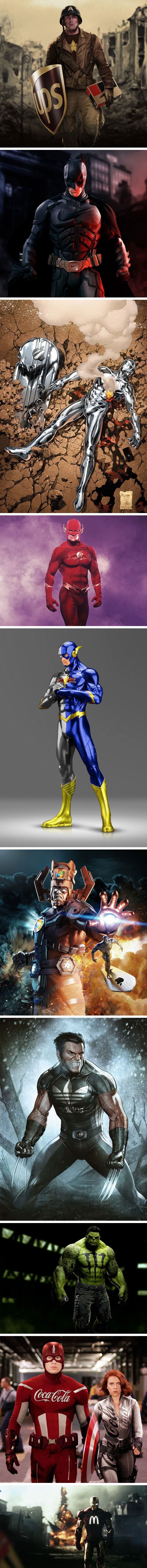 When Superheroes Are Sponsored By Brands