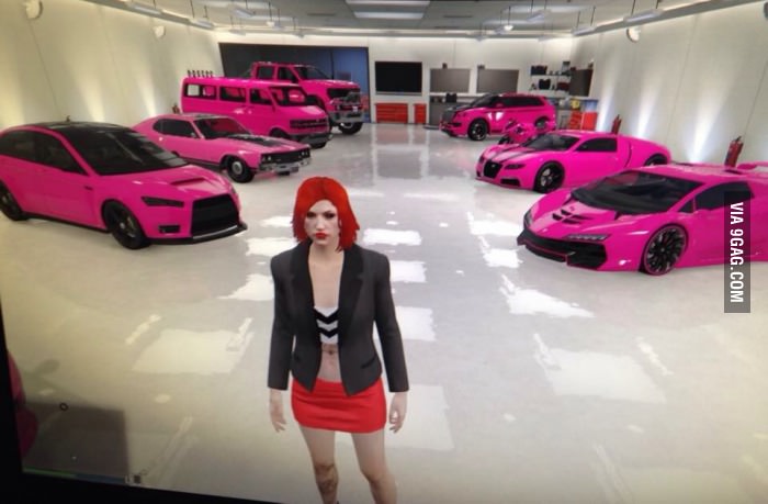 When a girl like me plays too much GTA.