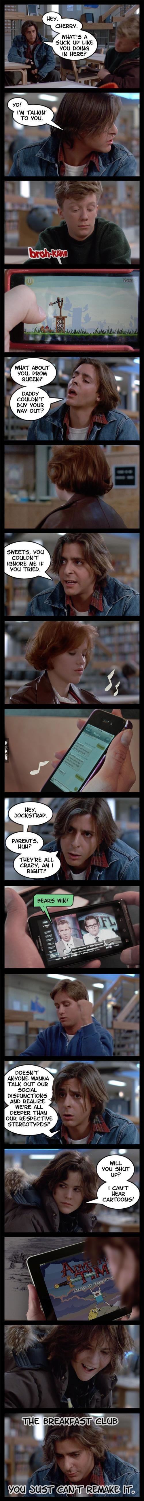 Why &quot;The Breakfast Club&quot; wouldn&#039;t work at school today.