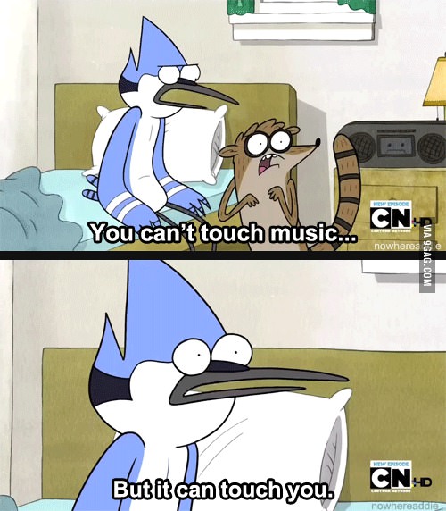 Wow regular show. This is deep.