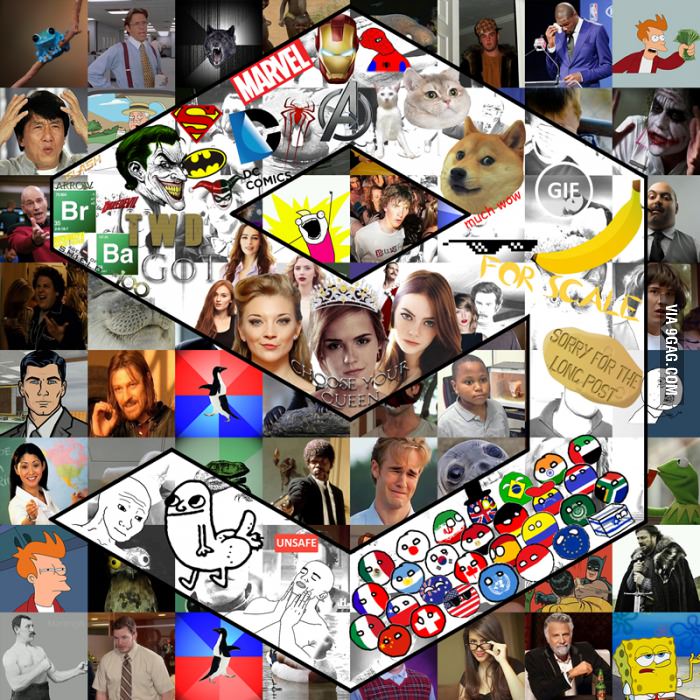 All of 9gag in one image! Hope you like it