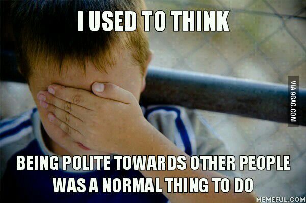 Apparently it makes you a gentleman now