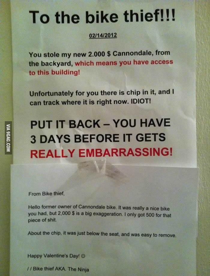 Good guy thief...