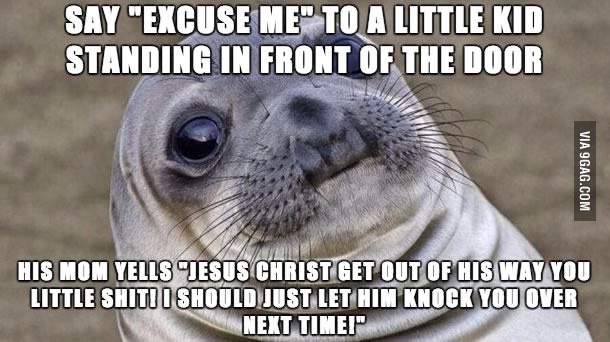 I was just trying to leave the store.