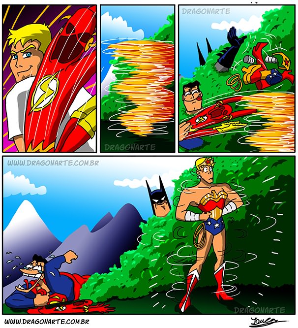 I will get ready in a flash... Wait WTF?!