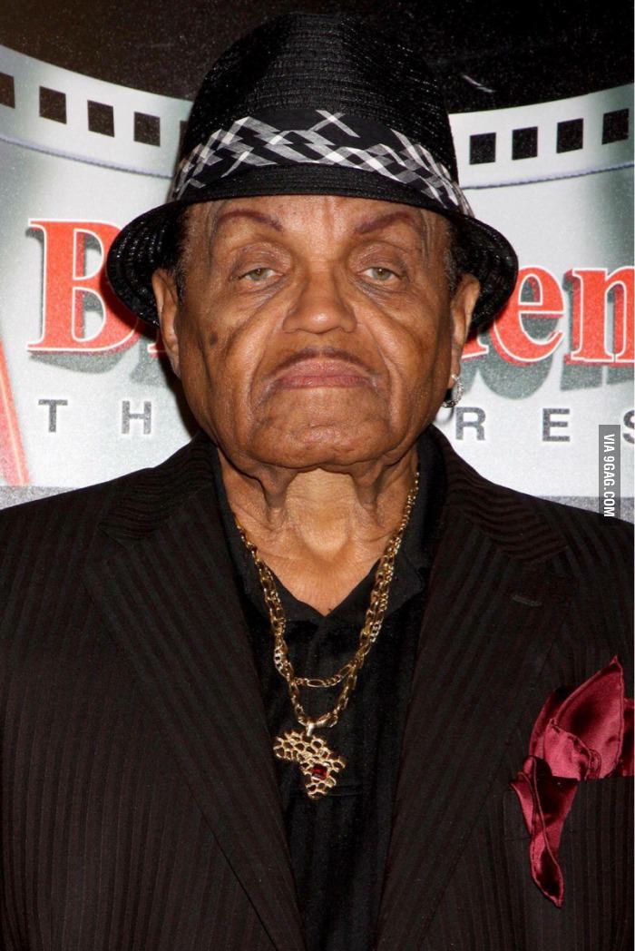 Joe Jackson, father of Michael Jackson, looks like a villain in a Disney movie about fish.