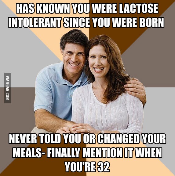 They could have f*cking said something when I was sh*tting myself after ice cream