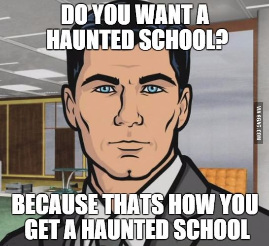 They&#039;re about to convert an old insane asylum to an elementary-middle school down the road from where I live.