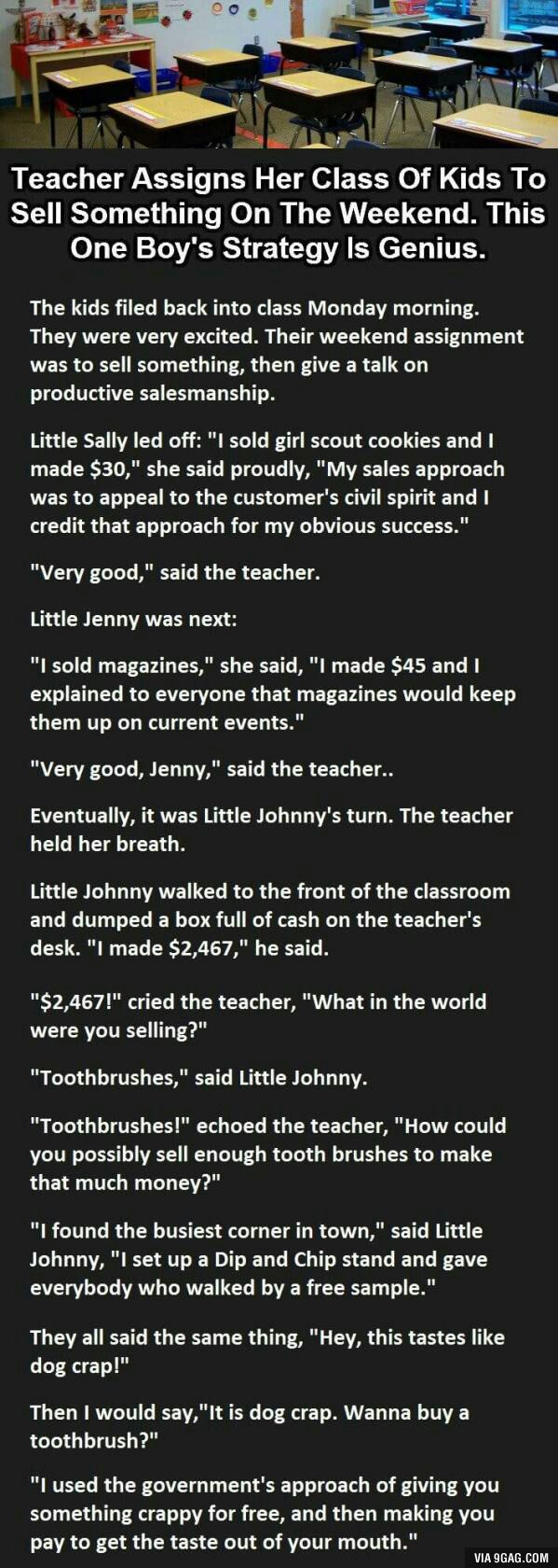 This kid is going places!