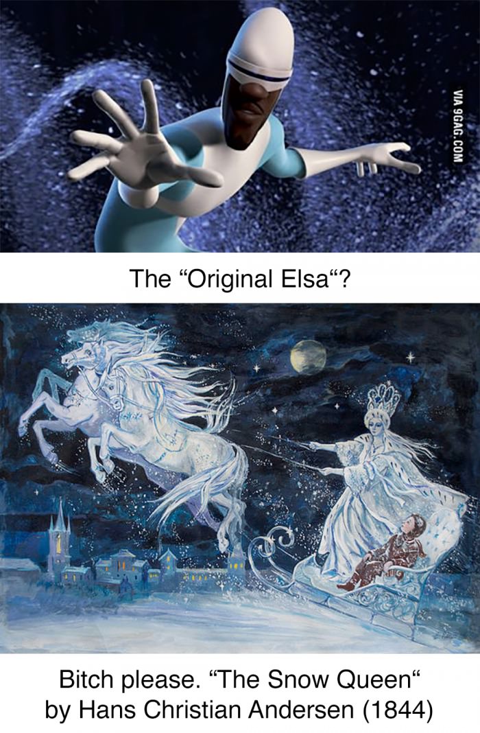 Well, both ice power adaptions come from Disney.