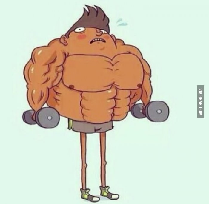 Guys at the gym be like