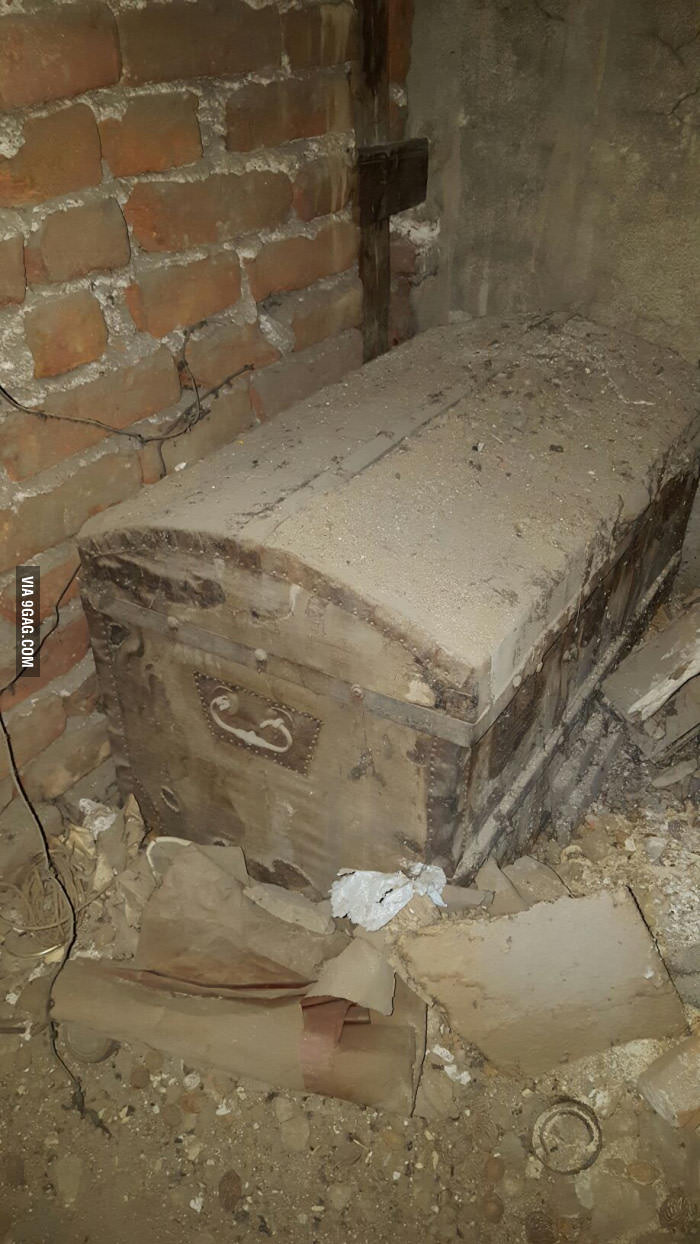 Found this old chest in an attic. Should I open it?