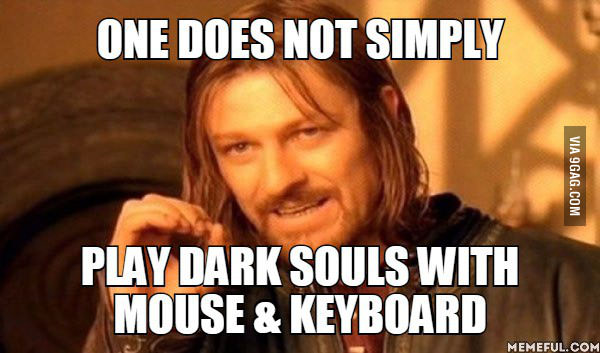 Respect for the ones who beat the game with mouse &amp; keyboard!