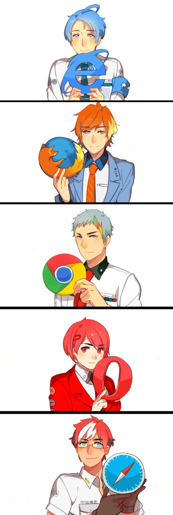 Web browsers personified