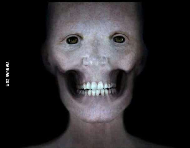 I know you wondered how does human face look without muscles. You&#039;re welcome