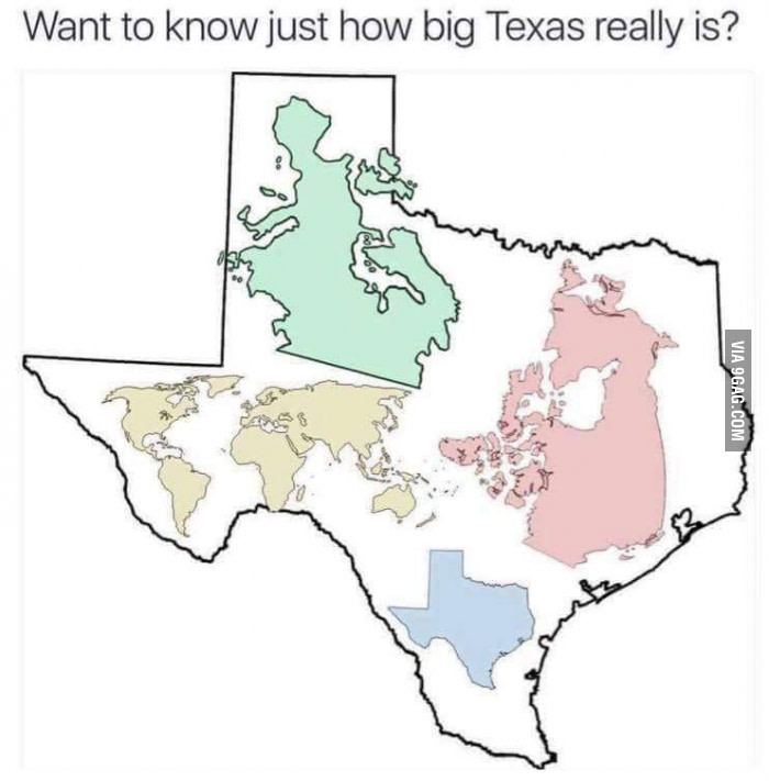 Texas is HUGE!