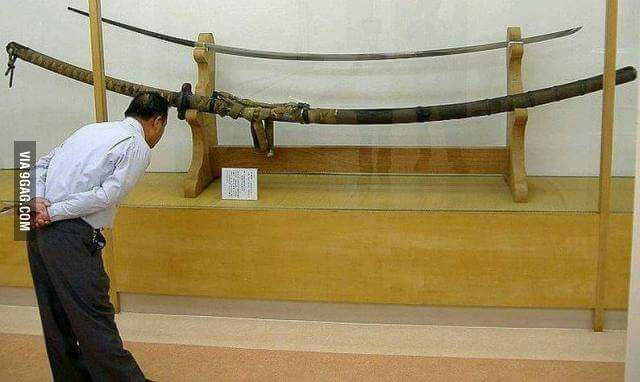 &quot;Norimitsu Odachi&quot; The biggest sword. It was wielded by a huge 8ft samurai