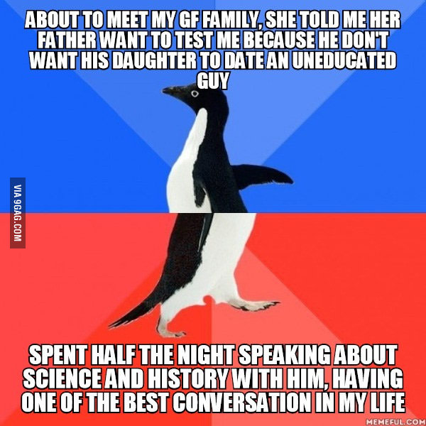 Later I discovered he is an asshole, but that&#039;s another story