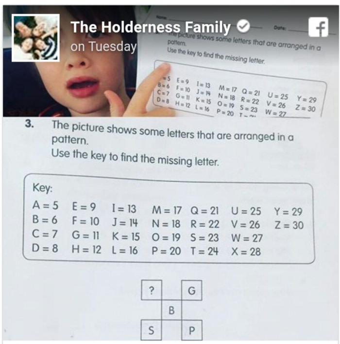 A first grader got this as homework and even the parents couldn&#039;t solve it