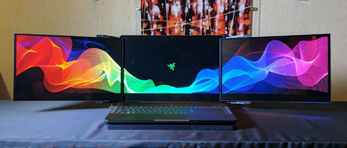 Razer announces new laptop: A three screen 4k, G-Synced monitor laptop. Its currently being called Project Valerie